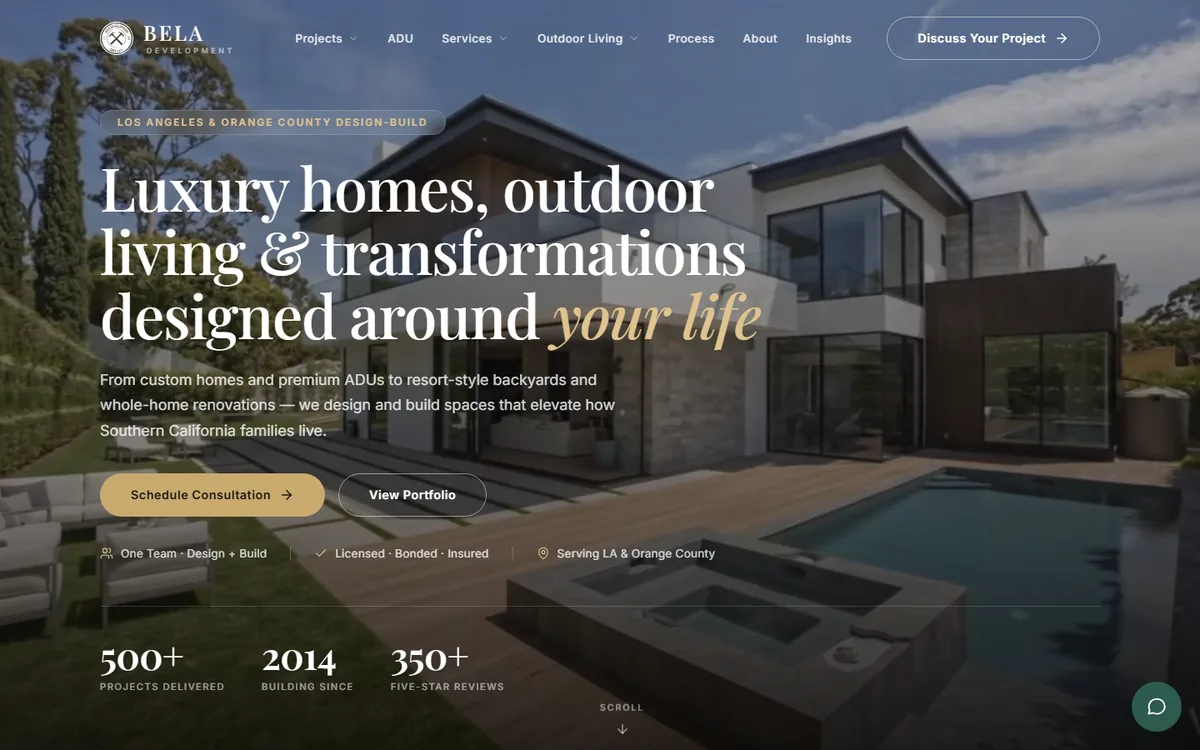 Bela Development website