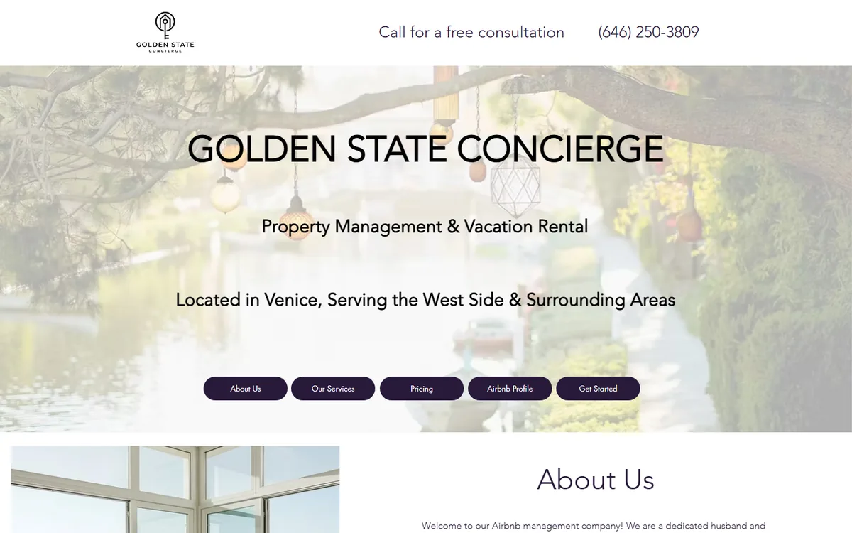 Golden State Concierge website